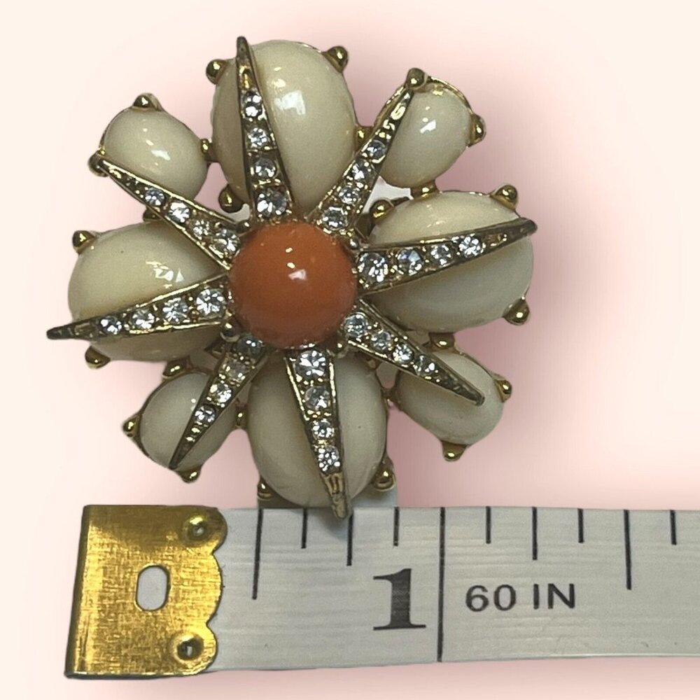 Jcrew Large Statement Flower Rhinestone Cocktail … - image 6